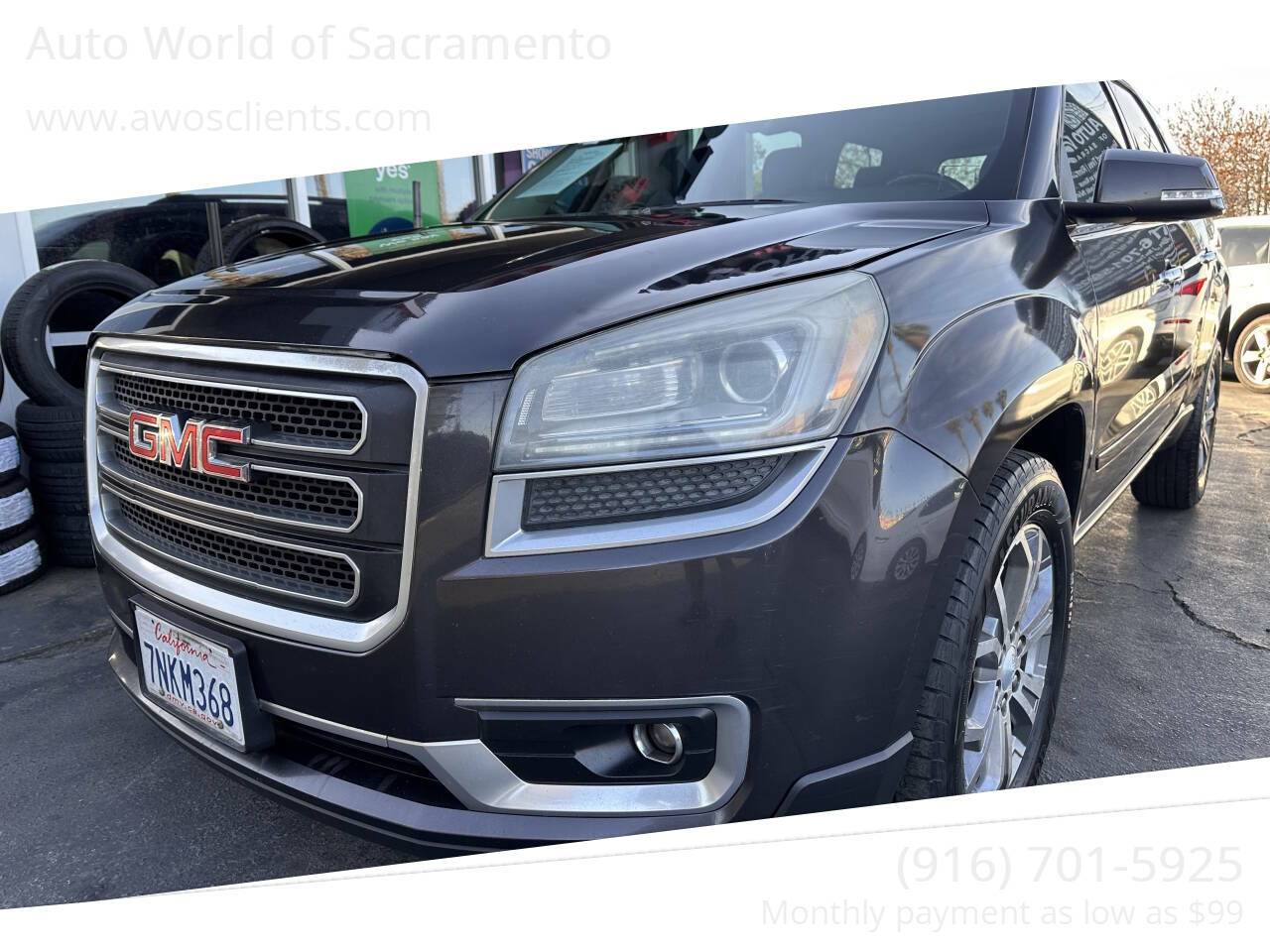 2016 GMC Acadia SLT — SUV — 209,134 mi — Sacramento, CA
