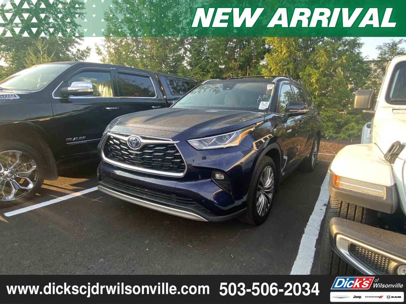 2021 Toyota Highlander Hybrid Platinum — SUV — 74,239 mi — Wilsonville, OR