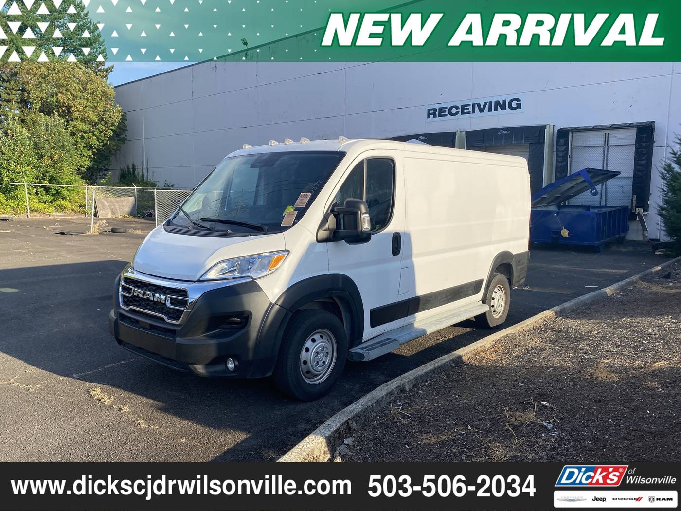 2023 Ram ProMaster Cargo Van 2500 — Cargo Van — 23,217 mi — Wilsonville, OR