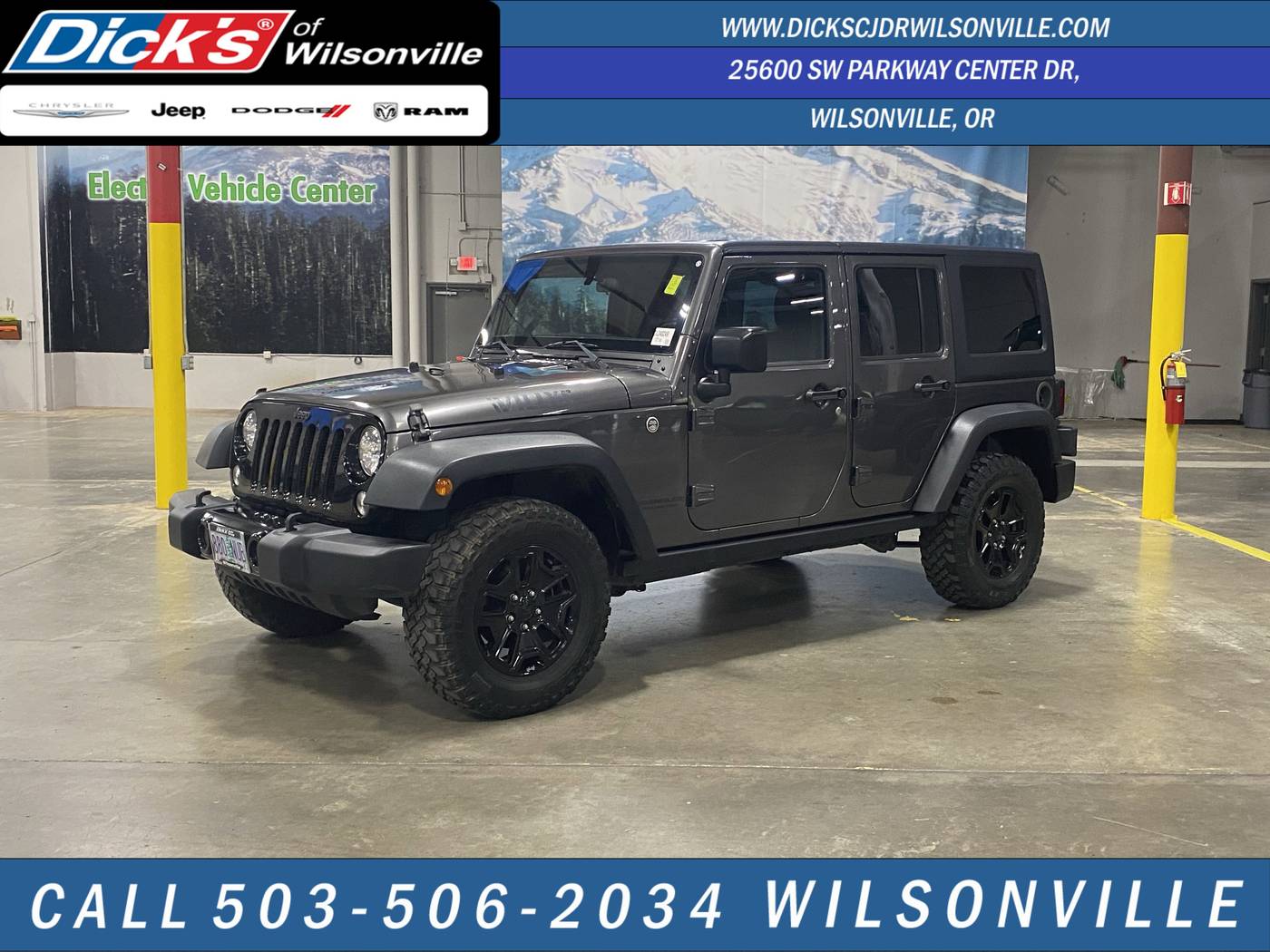 2016 Jeep Wrangler Willys Wheeler — SUV — 117,925 mi — Wilsonville, OR