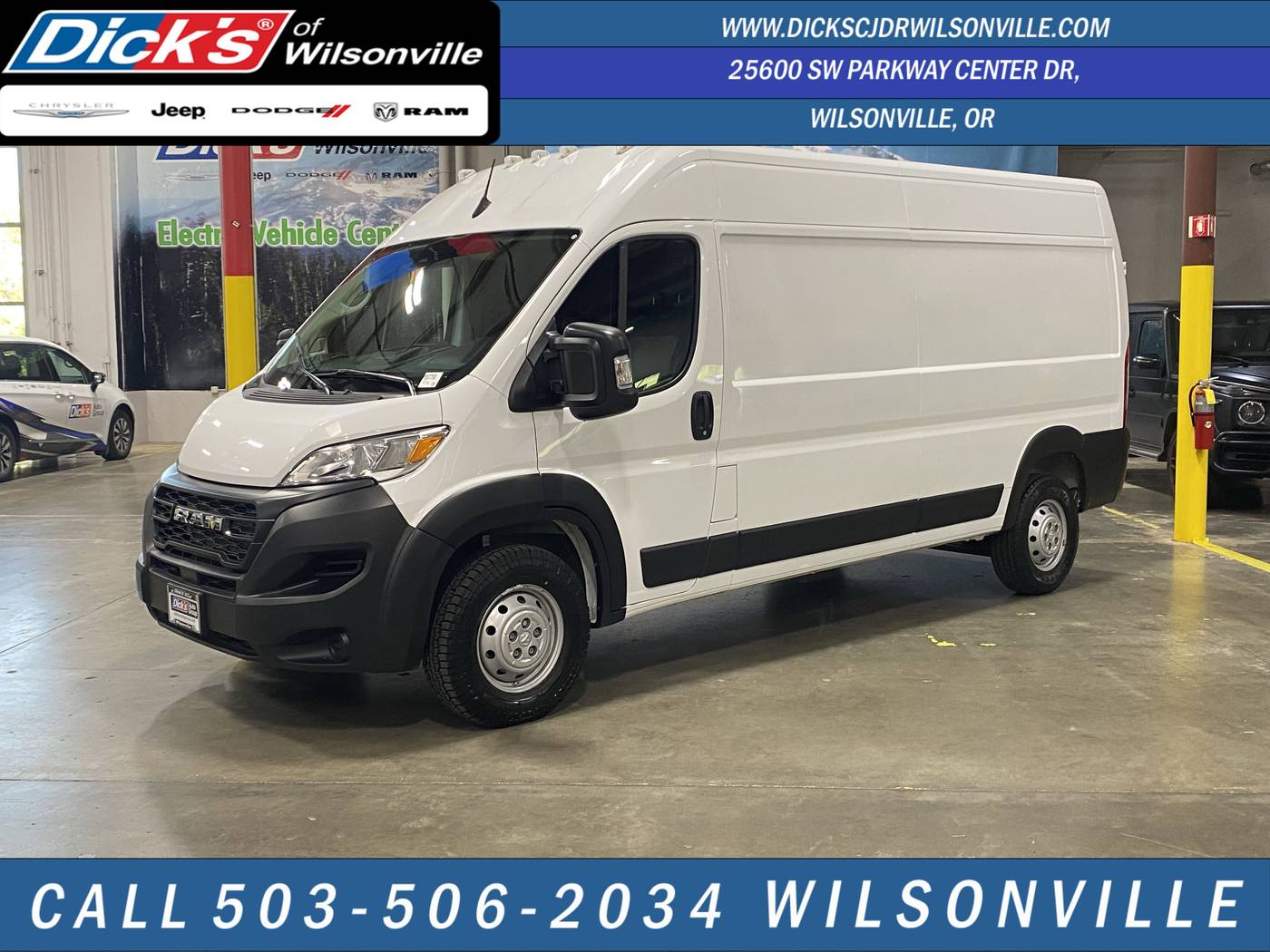 2023 Ram ProMaster Cargo Van 2500 — Cargo Van — 24,888 mi — Wilsonville, OR