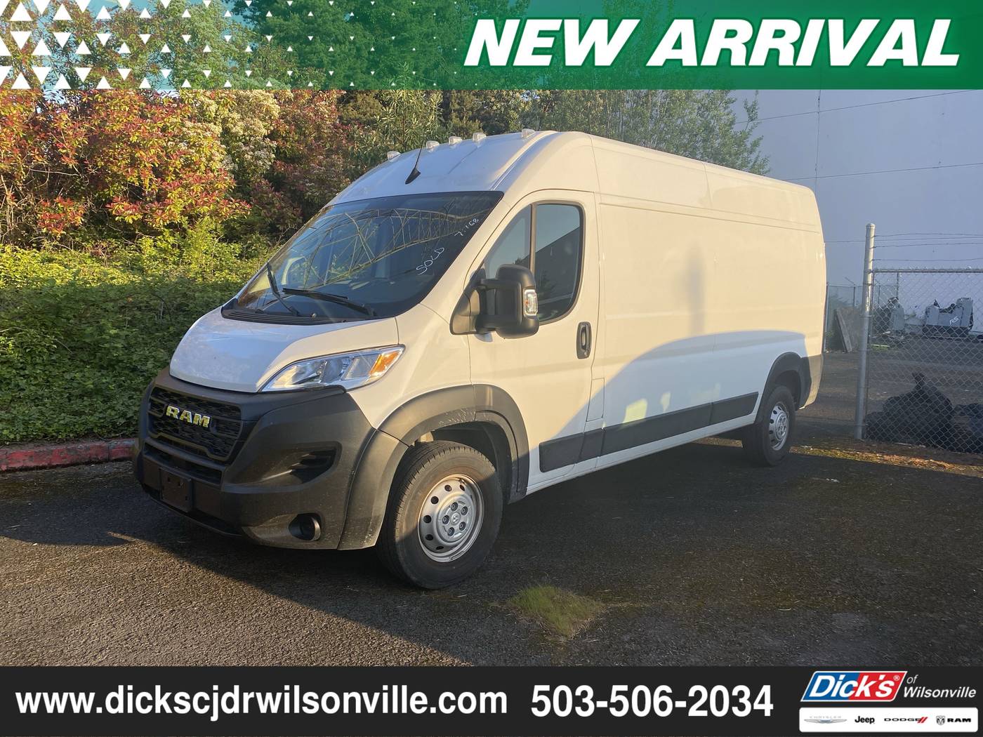 2023 Ram ProMaster Cargo Van 2500 — Cargo Van — 14,537 mi — Wilsonville, OR