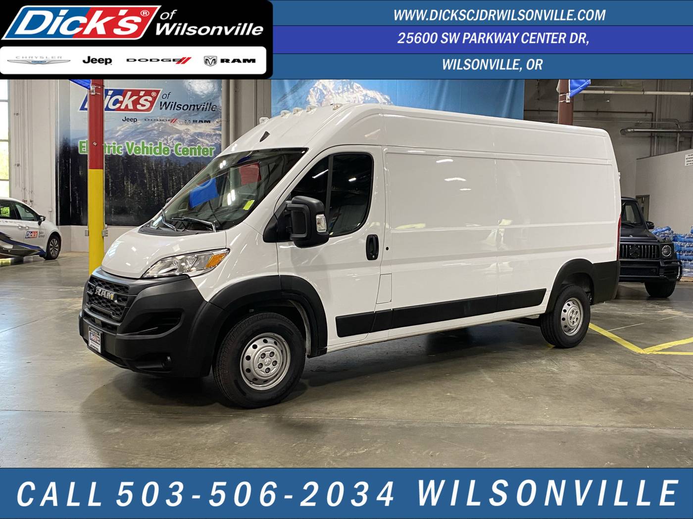 2023 Ram ProMaster Cargo Van 2500 — Cargo Van — 35,879 mi — Wilsonville, OR