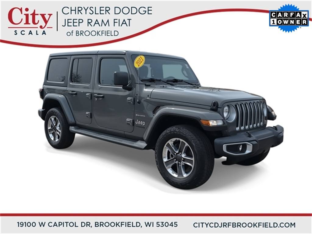 2021 Jeep Wrangler Sahara — SUV — 37,968 mi — Brookfield, WI