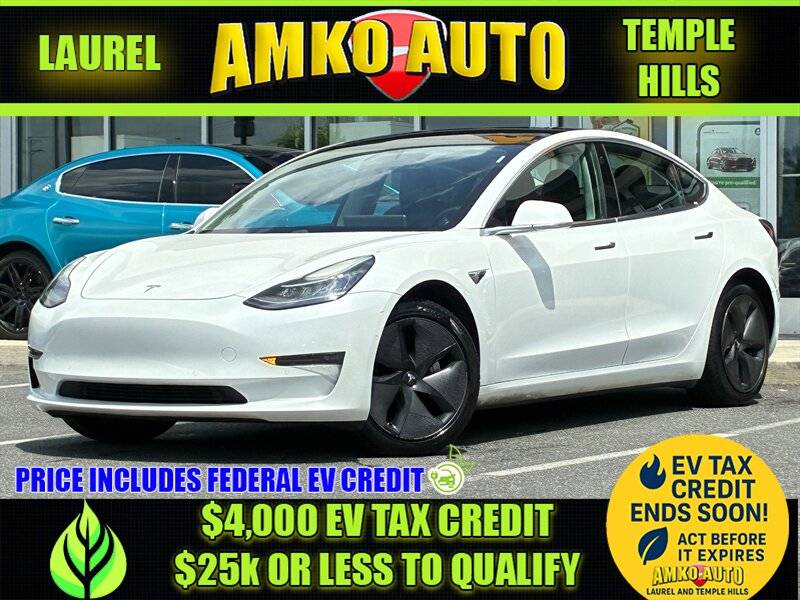 2019 Tesla Model 3 Long Range — Sedan — 145,065 mi — Laurel, MD