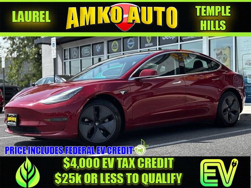 2019 Tesla Model 3 Standard Range Plus — Sedan — 86,325 mi — Laurel, MD