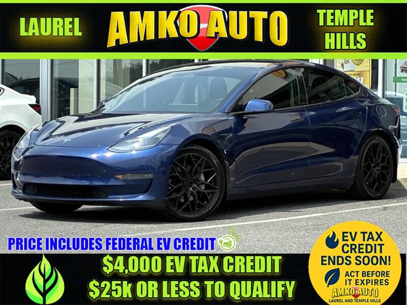 2022 Tesla Model 3 Long Range — Sedan — 138,153 mi — Laurel, MD
