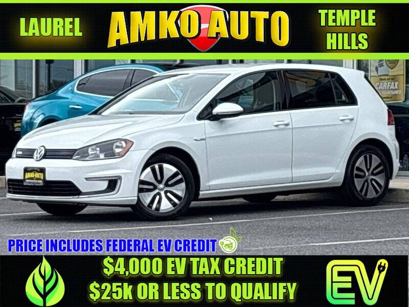 2016 Volkswagen e-Golf SE — Hatchback — 57,597 mi — Laurel, MD