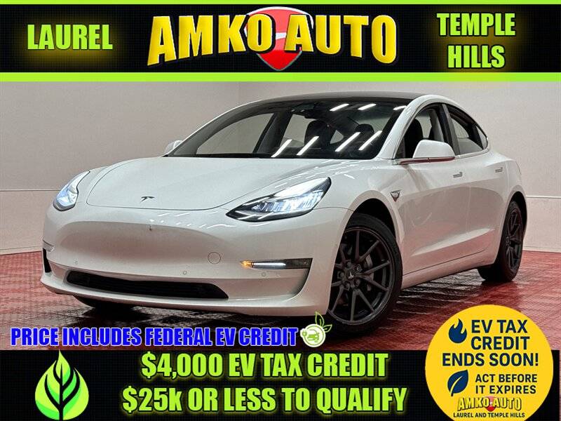 2018 Tesla Model 3 Long Range — Sedan — 128,072 mi — Laurel, MD