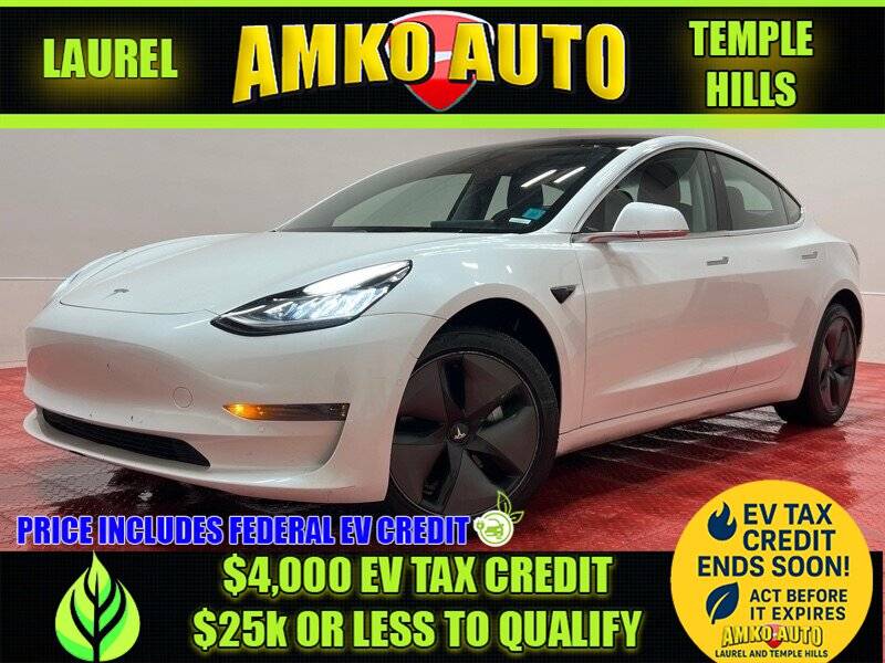 2020 Tesla Model 3 Standard Range Plus — Sedan — 106,390 mi — Laurel, MD