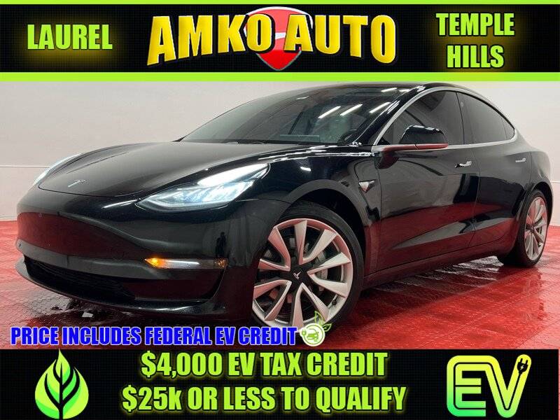 2019 Tesla Model 3 Long Range — Sedan — 106,822 mi — Laurel, MD