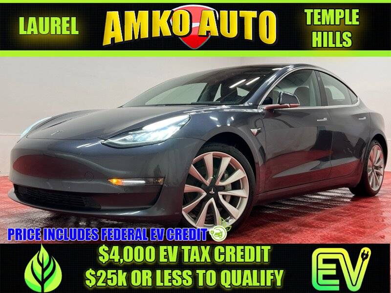 2018 Tesla Model 3 Long Range — Sedan — 141,057 mi — Laurel, MD