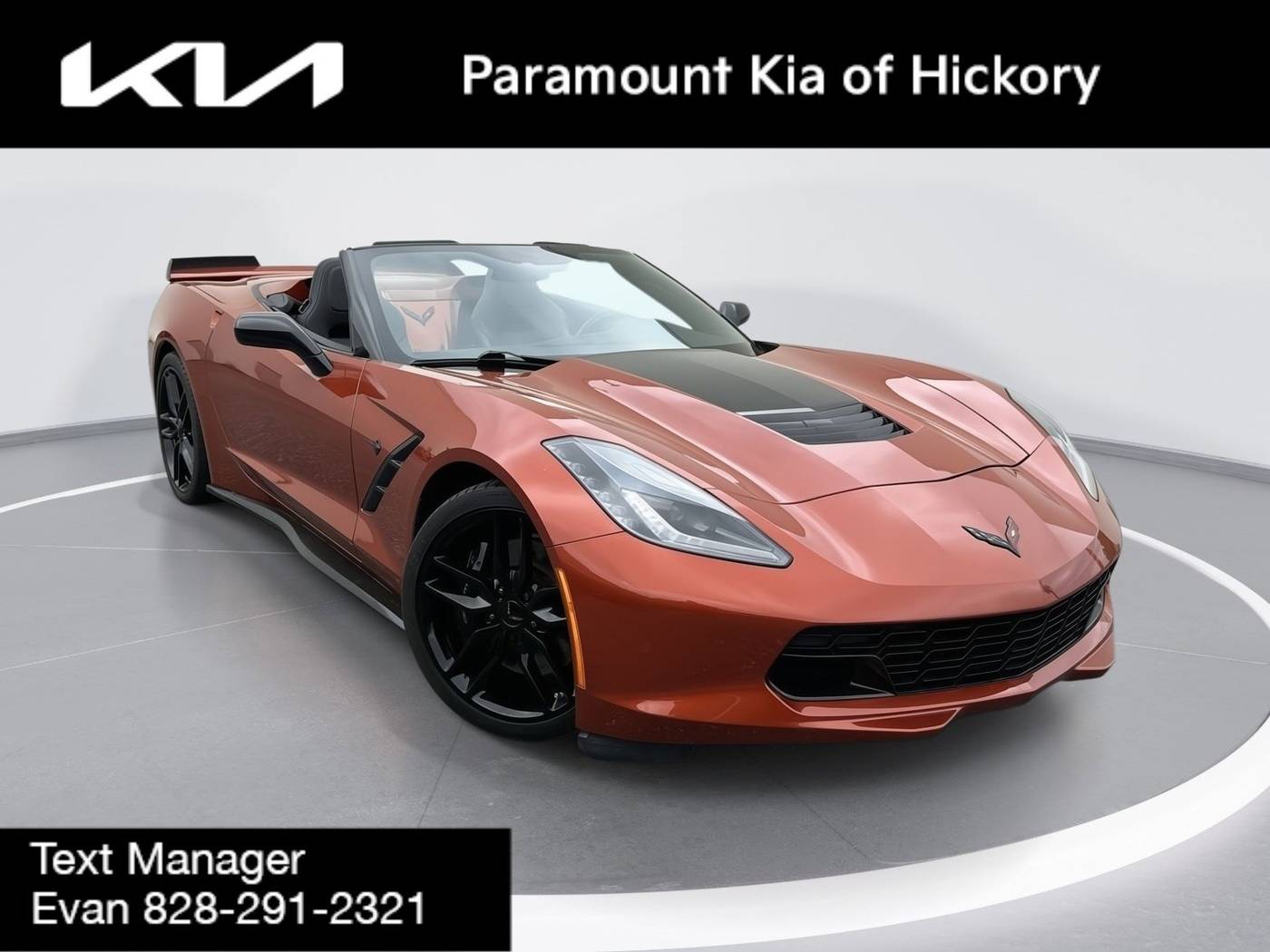 2016 Chevrolet Corvette Z51 1LT — Convertible — 66,424 mi — Hickory, NC