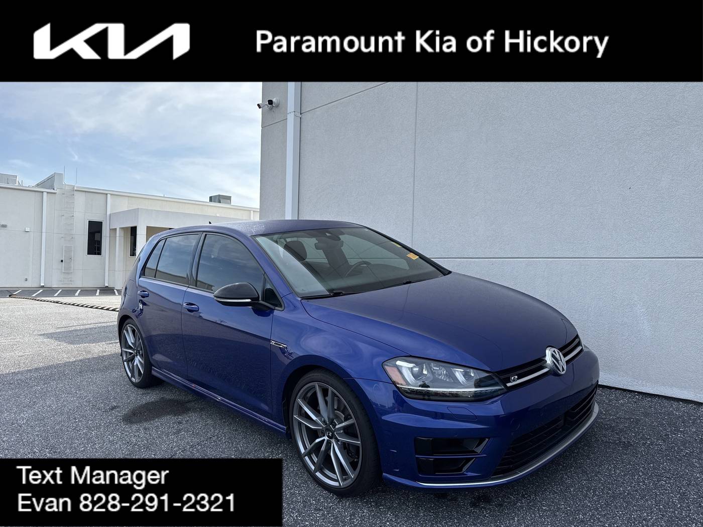 2017 Volkswagen Golf R Base — Hatchback — 122,450 mi — Hickory, NC