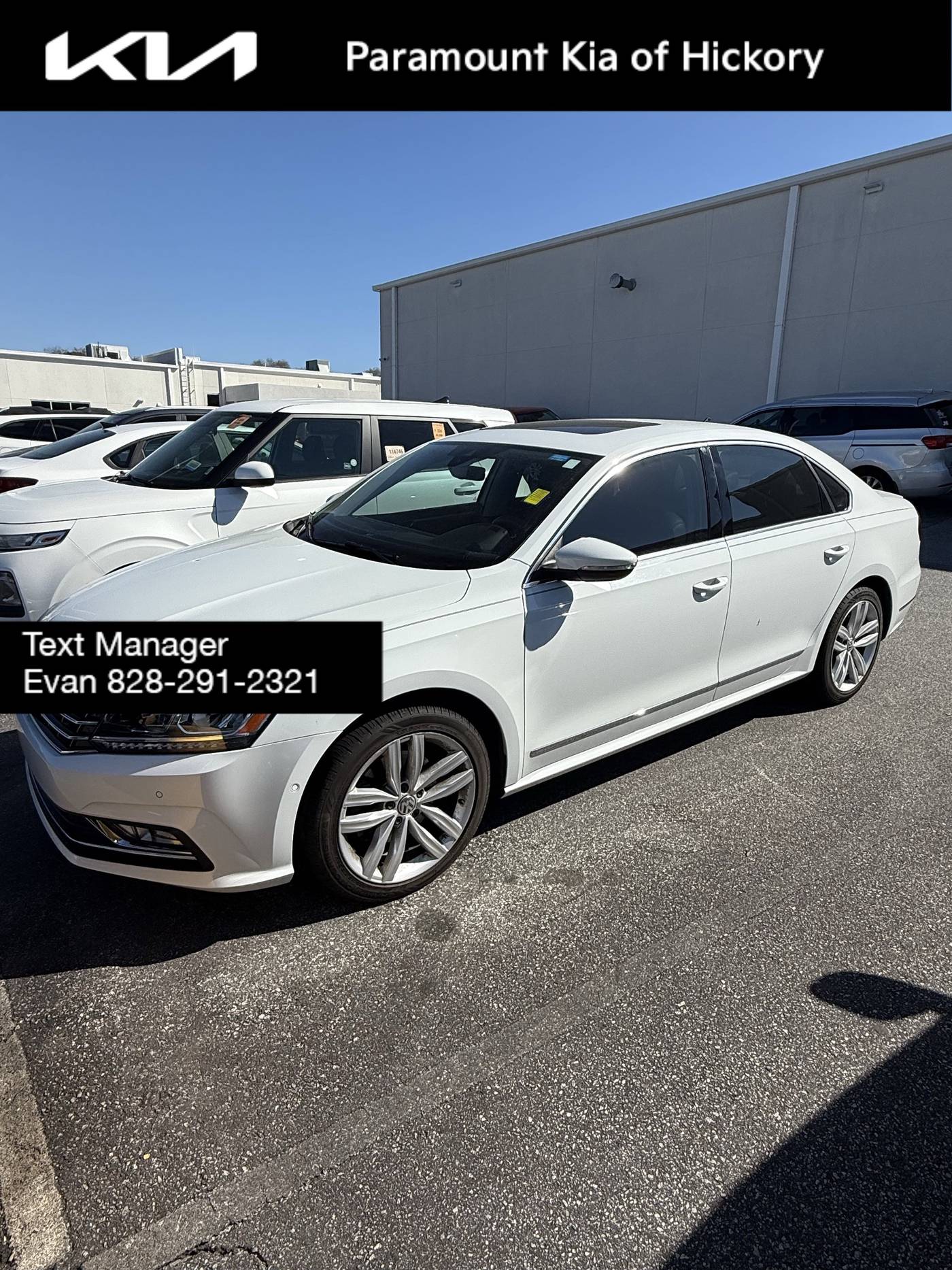 2018 Volkswagen Passat 2.0T SEL Premium — Sedan — 62,650 mi — Hickory, NC