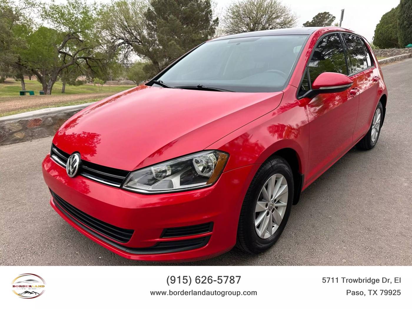 2016 Volkswagen Golf TSI S — Hatchback — 74,512 mi — El Paso, TX