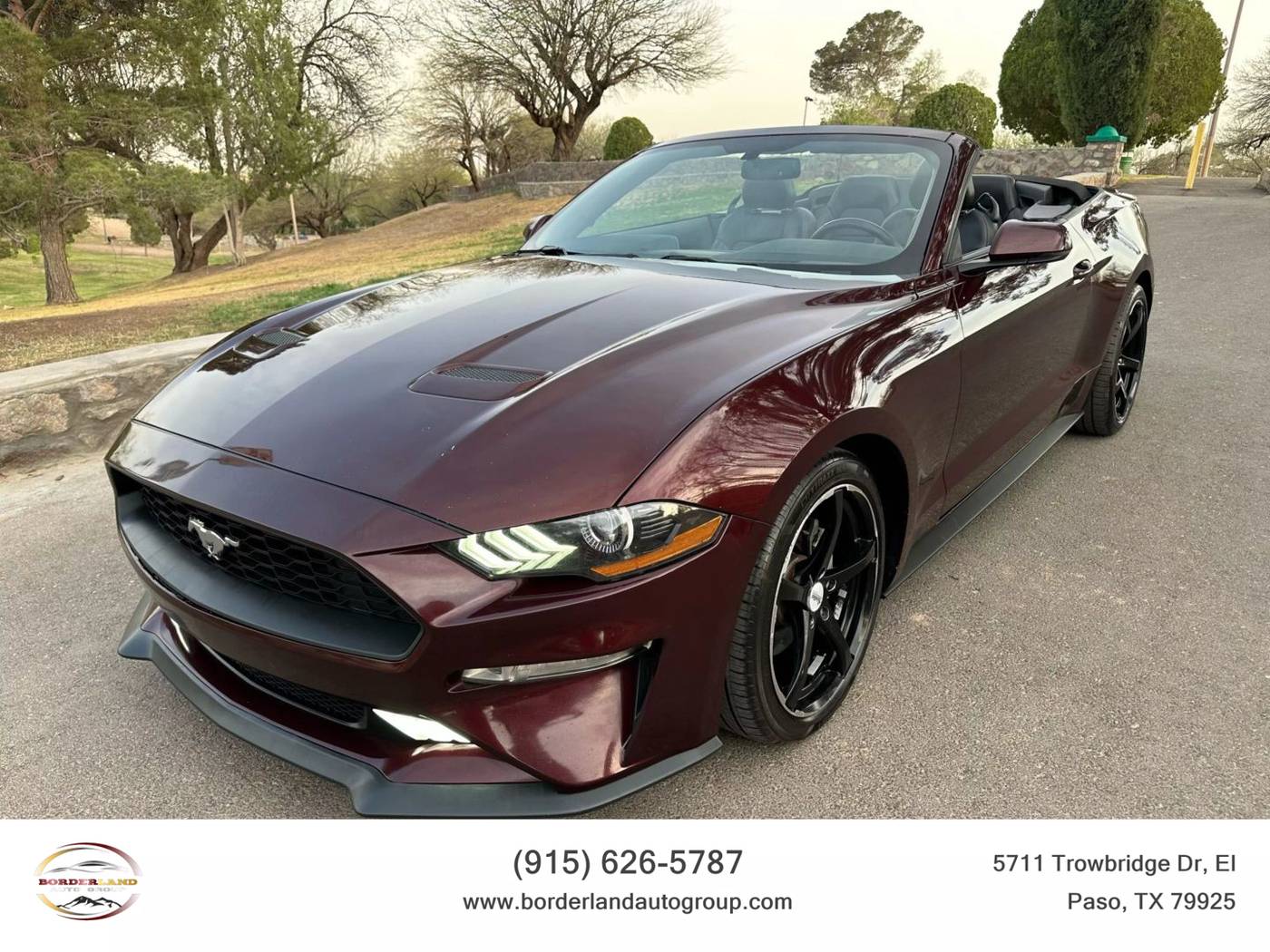 2018 Ford Mustang EcoBoost Premium — Convertible — 120,748 mi — El Paso, TX