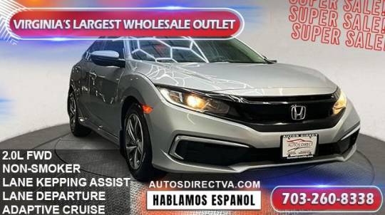 2020 Honda Civic LX — Sedan — 87,583 mi — Manassas, VA