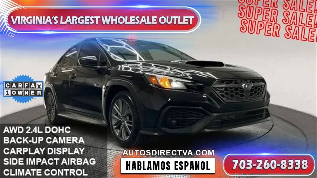 2023 Subaru WRX Standard — Sedan — 11,841 mi — Manassas, VA