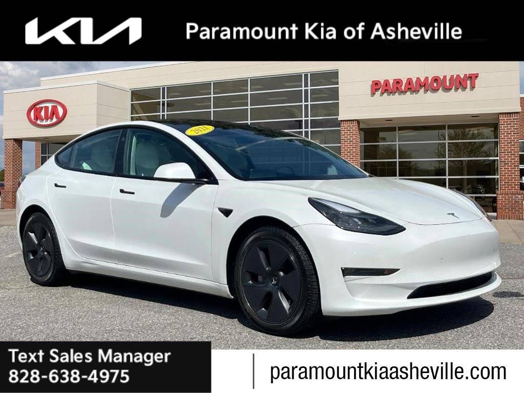 2021 Tesla Model 3 Long Range — Sedan — 36,009 mi — Asheville, NC