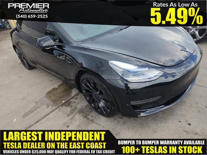 2023 Tesla Model 3 Performance — Sedan — 26,831 mi — Dumfries, VA