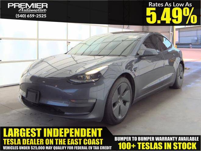 2022 Tesla Model 3 Standard Range Plus — Sedan — 114,590 mi — Dumfries, VA