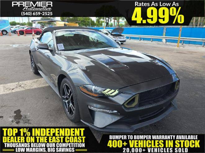 2020 Ford Mustang EcoBoost Premium — Convertible — 25,165 mi — Dumfries, VA