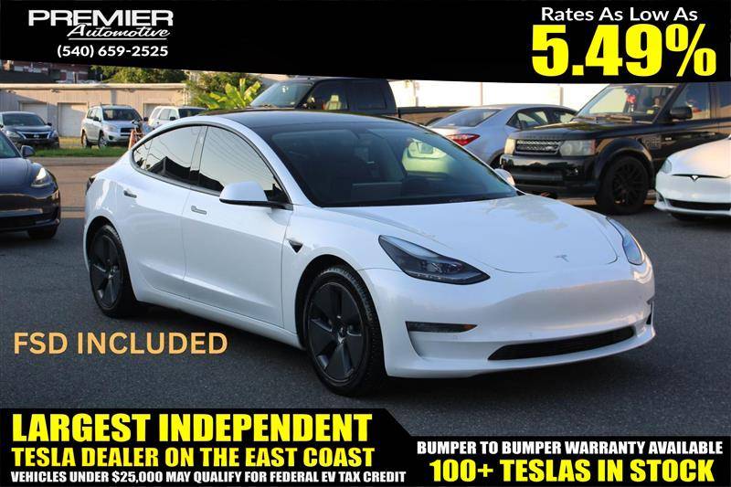 2022 Tesla Model 3 Long Range — Sedan — 61,905 mi — Dumfries, VA