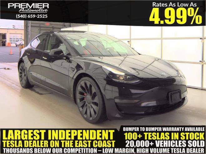 2021 Tesla Model 3 Performance — Sedan — 90,585 mi — Dumfries, VA