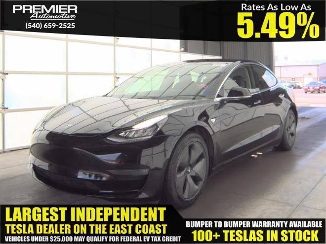 2019 Tesla Model 3 Standard Range Plus — Sedan — 94,603 mi — Dumfries, VA