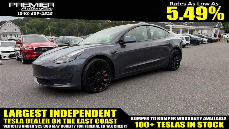 2022 Tesla Model 3 Performance — Sedan — 19,407 mi — Dumfries, VA