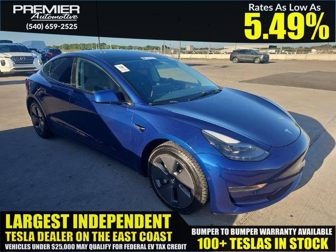 2022 Tesla Model 3 Long Range — Sedan — 35,280 mi — Dumfries, VA