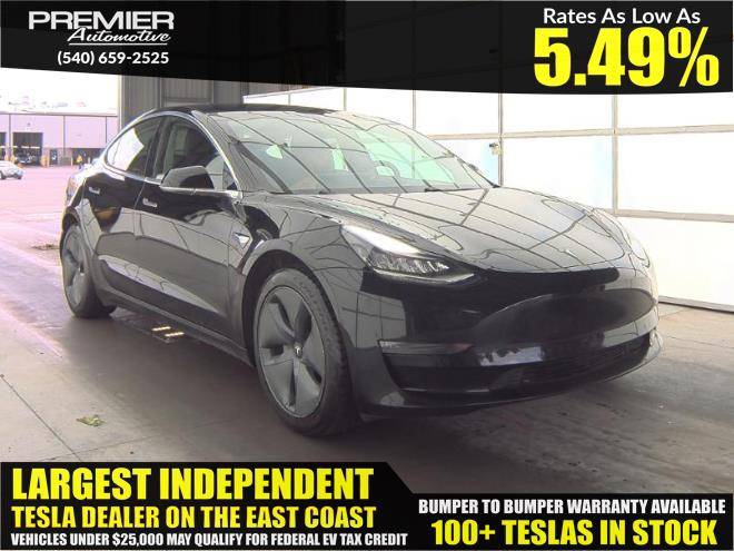 2019 Tesla Model 3 Standard Range Plus — Sedan — 113,920 mi — Dumfries, VA