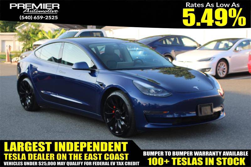 2022 Tesla Model 3 Performance — Sedan — 42,908 mi — Dumfries, VA