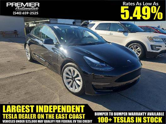 2021 Tesla Model 3 Standard Range Plus