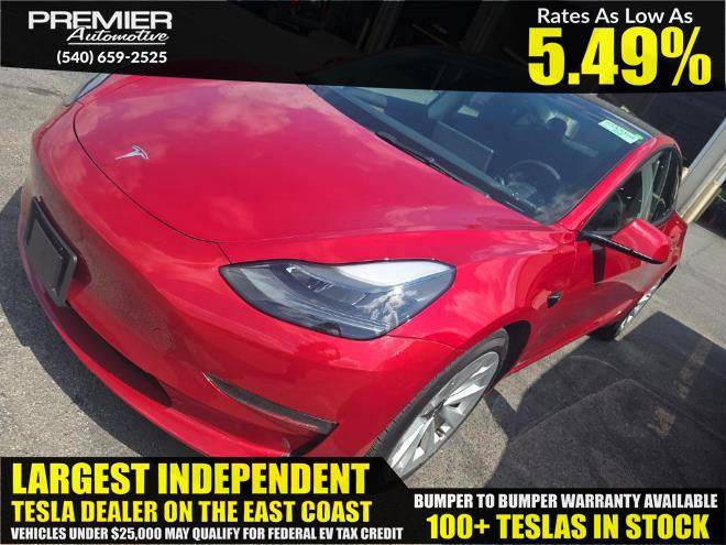 2023 Tesla Model 3 Long Range — Sedan — 21,082 mi — Dumfries, VA