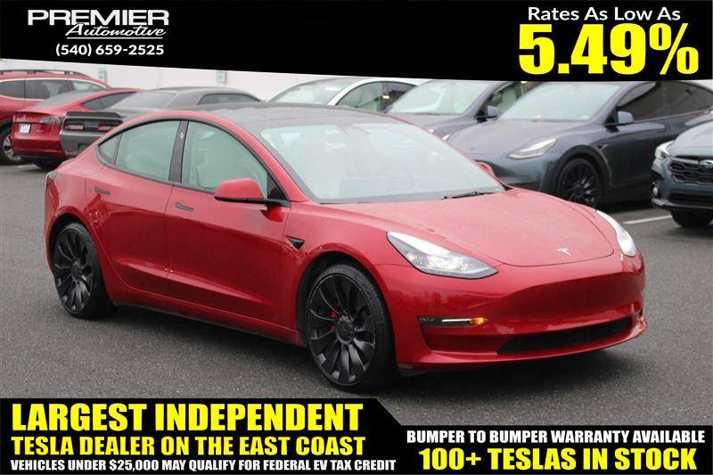 2022 Tesla Model 3 Performance — Sedan — 14,567 mi — Dumfries, VA