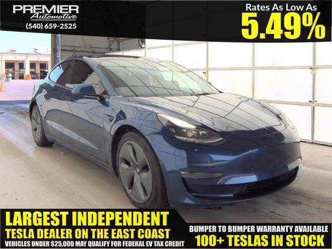 2022 Tesla Model 3 Long Range — Sedan — 87,848 mi — Dumfries, VA