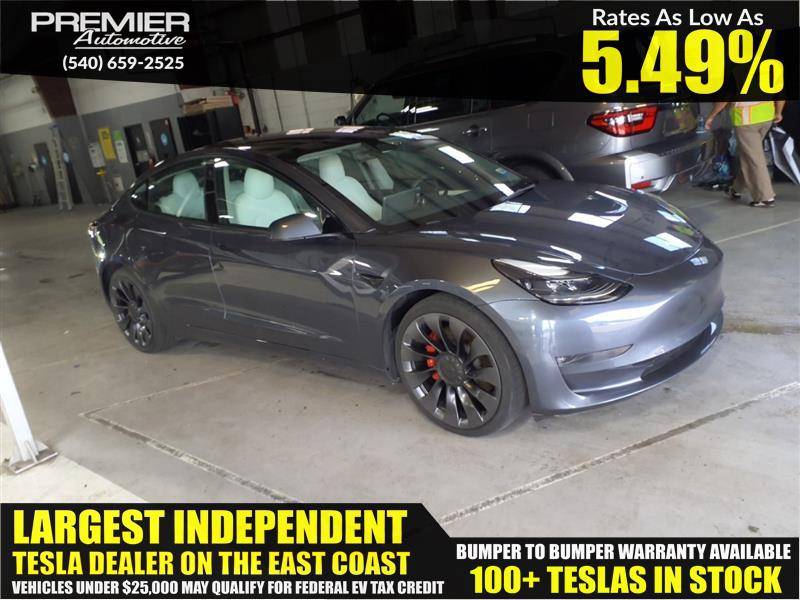 2022 Tesla Model 3 Performance — Sedan — 50,266 mi — Dumfries, VA
