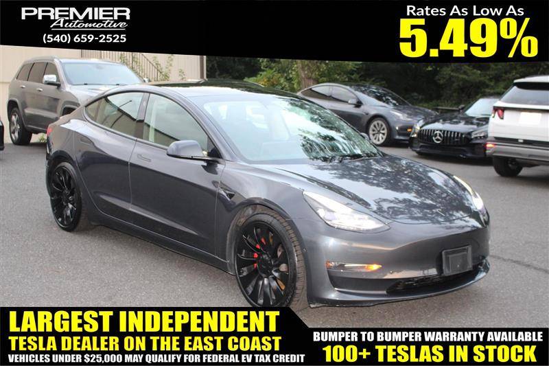2022 Tesla Model 3 Performance — Sedan — 30,050 mi — Dumfries, VA