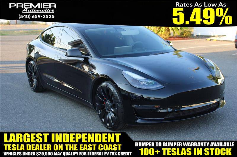 2022 Tesla Model 3 Performance — Sedan — 16,058 mi — Dumfries, VA