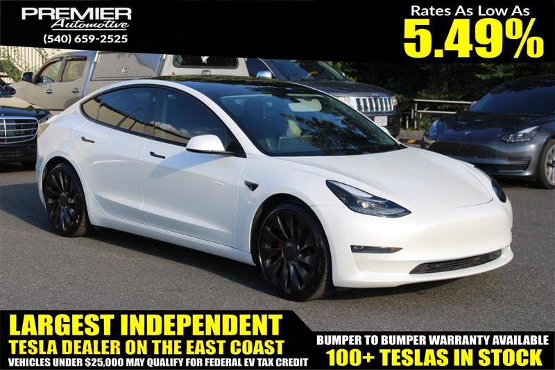2021 Tesla Model 3 Performance — Sedan — 31,776 mi — Dumfries, VA