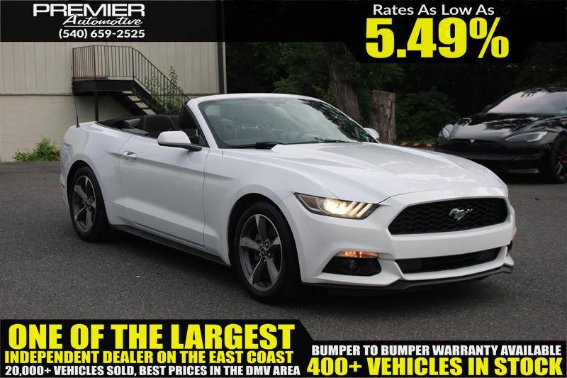2015 Ford Mustang V6 — Convertible — 94,975 mi — Dumfries, VA