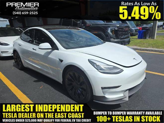 2021 Tesla Model 3 Performance — Sedan — 43,474 mi — Dumfries, VA