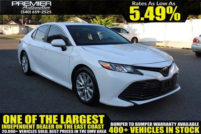 2018 Toyota Camry LE — Sedan — 76,625 mi — Dumfries, VA