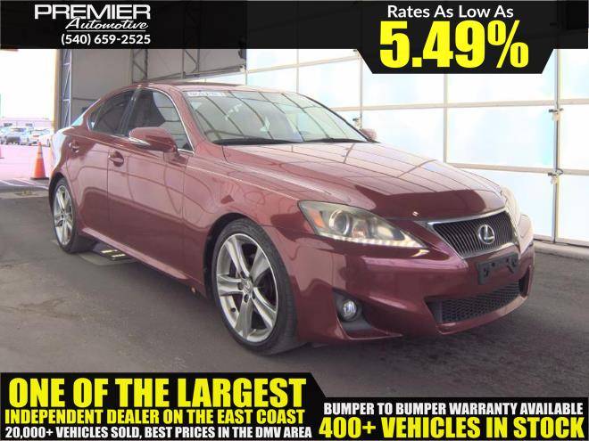 2012 Lexus IS IS 250 Sport — Sedan — 83,283 mi — Dumfries, VA
