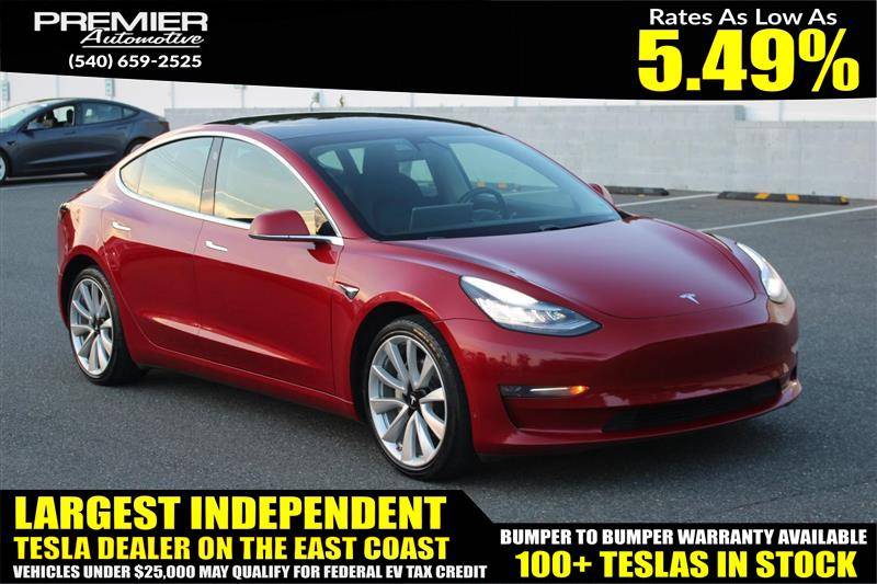 2019 Tesla Model 3 Mid Range — Sedan — 78,414 mi — Dumfries, VA