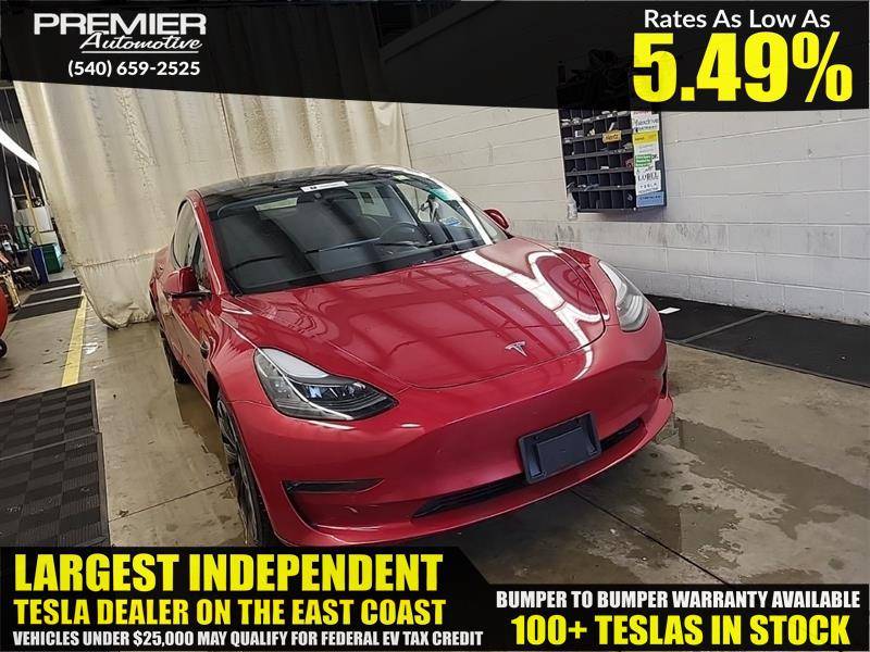 2022 Tesla Model 3 Performance — Sedan — 34,072 mi — Dumfries, VA
