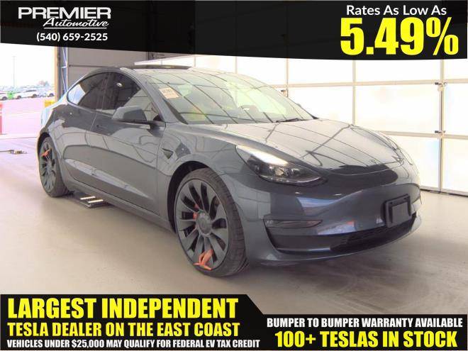 2023 Tesla Model 3 Performance — Sedan — 22,046 mi — Dumfries, VA