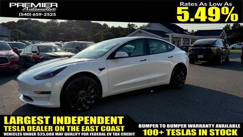 2022 Tesla Model 3 Performance — Sedan — 39,919 mi — Dumfries, VA